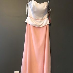 Special Occasion Pink and White Dress